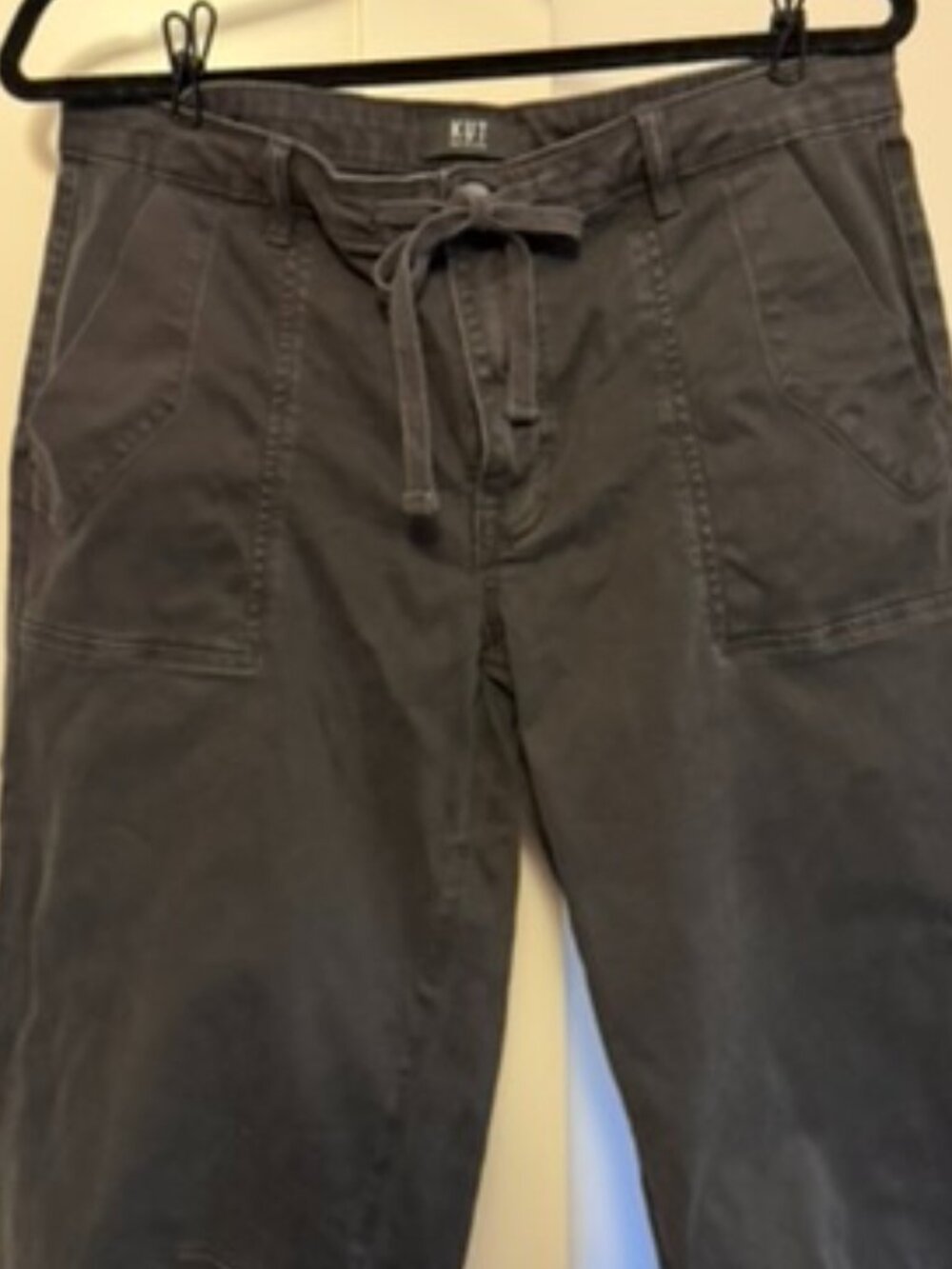 Black Barrel Leg Pants